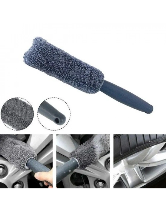 Mikrofiber Jant ve Lastik Temizleme Fırçası