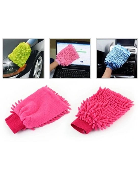 Mikrofiber Temizlik Eldiveni - Araç Yıkama Eldiveni Oto Yıkama Temizleme Cila Eldiveni