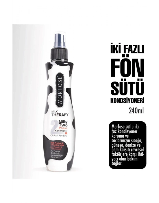 Milk Therapy Çift Fazlı Kondisyoner Fön Suyu 240 ML - mrfs