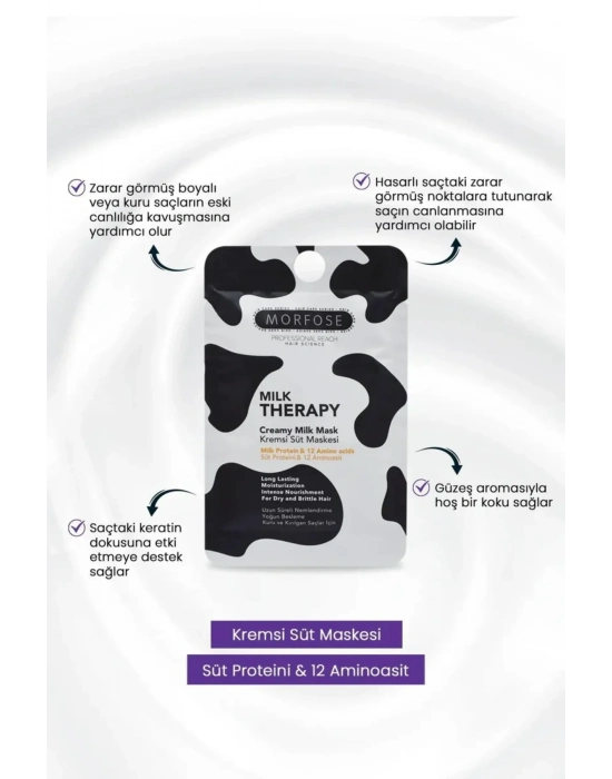 Milk Therapy Kremsi Süt Maskesi 25 ML (24 ADET) - Bakım ve Canlılık - mrfs