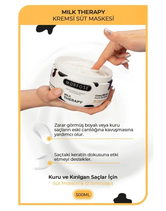 Milk Therapy Kremsi Süt Maskesi 500 ML - Bakım ve Canlılık - mrfs