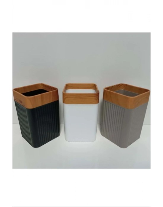 Mimoza Çizgili Ahşap Diş Fırçalık 1 Adet Royaleks-Y-869