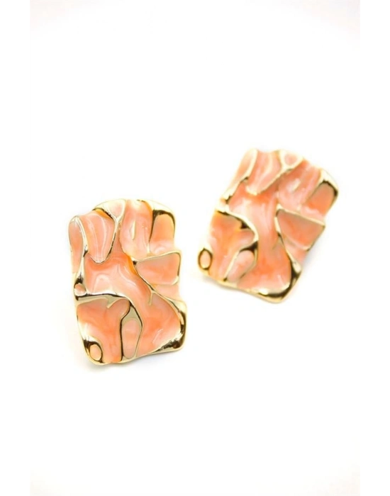 Mineli Küpe - Pembe