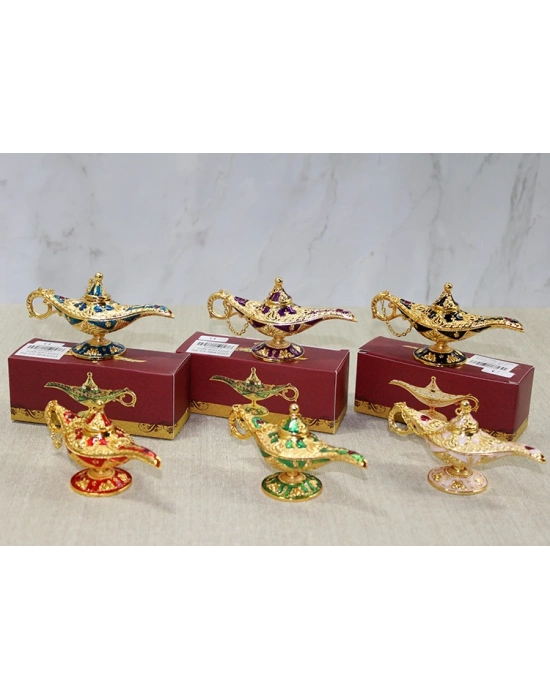 Mineli Metal Alaaddin Lambası Model 3