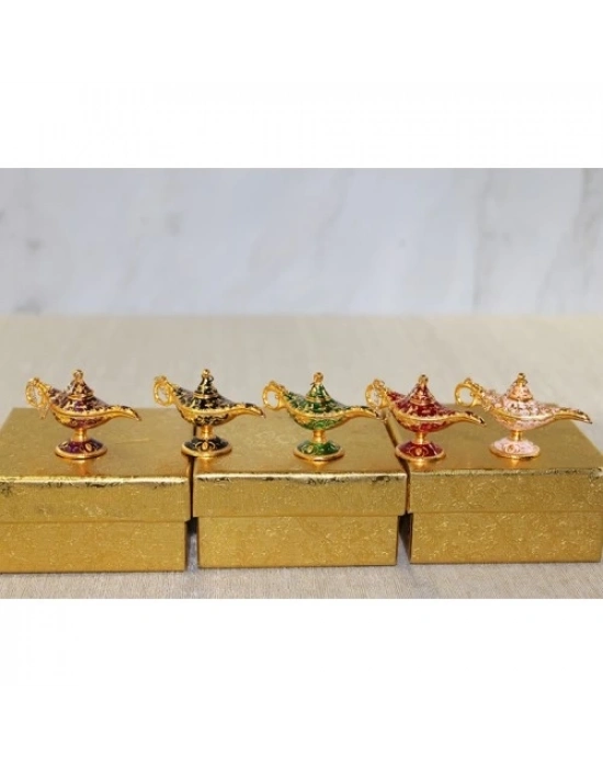 Mineli Metal Alaaddin Lambası Model 8