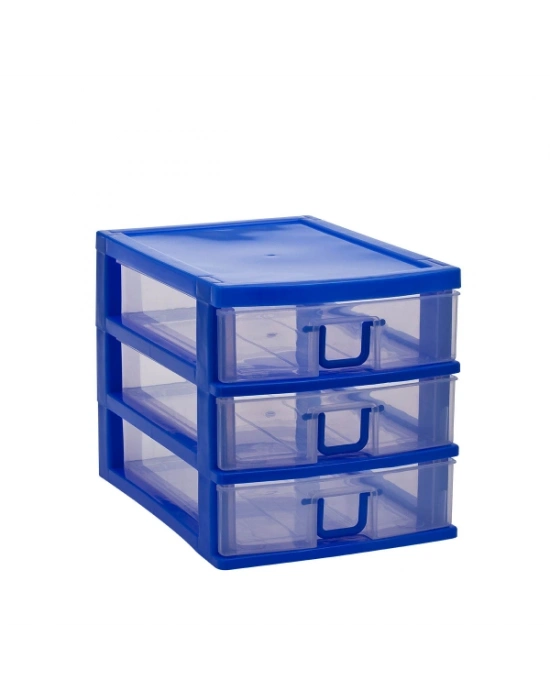 Mini 3 Çekmeceli Komidin Organizer