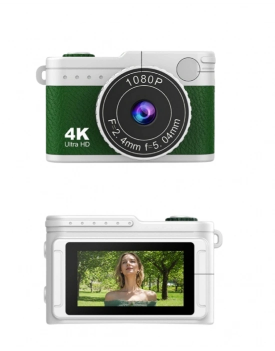 ® Mini 4K Ultra HD Dijital Kamera 1080P Video IPS Ekran Cep Boy Taşınabilir