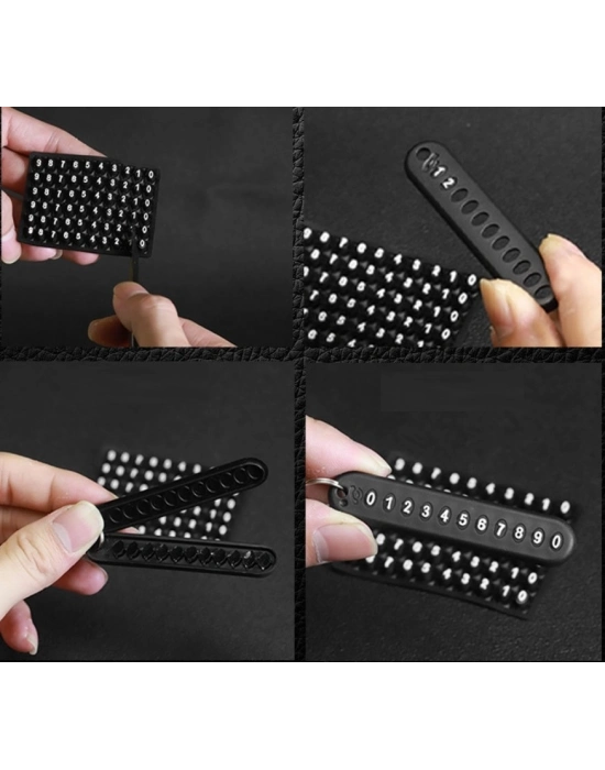 Mini Anahtarlık Çok Amaçlı Numaratör