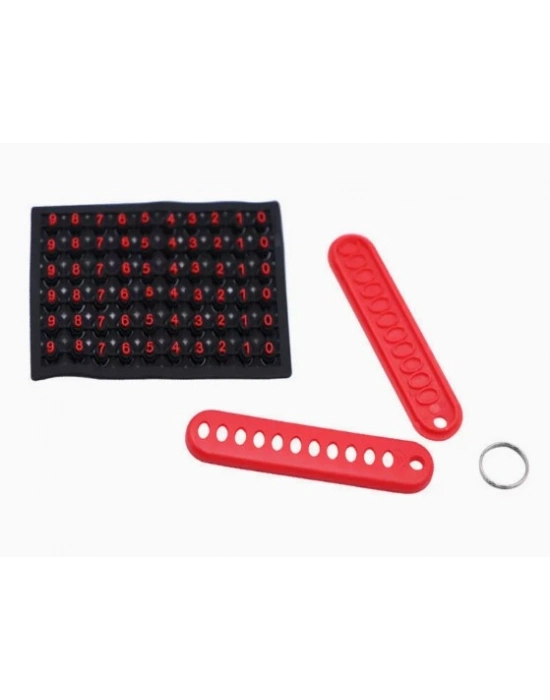 Mini Anahtarlık Çok Amaçlı Numaratör