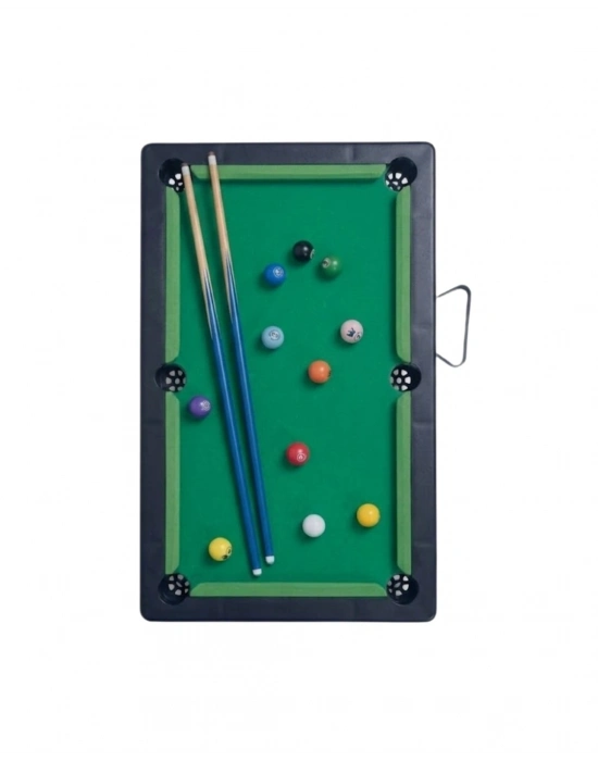 Mini Bilardo Oyunu Seti Evde Eğlenceli Masa Oyunu Çocuk ve Aile