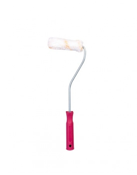 Mini Boya Rulo Seti 10 Cm Boya Fırçası 6 Adet Yedek Rulo Hediyeli Boya Uygulama Aparatı