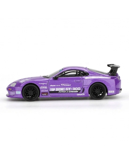 ® Mini GT 1/64 Toyota Supra (A80) Top Secret GT-300 Top Secret Purple Blister Paket