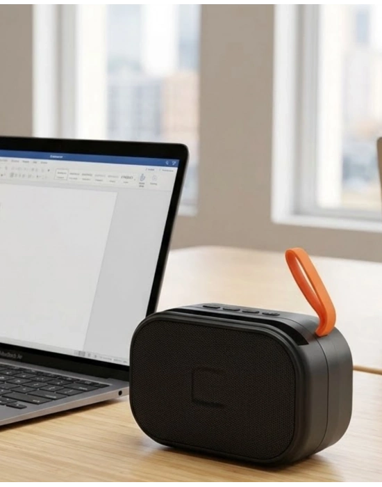 Mini Kablosuz Ses Bombası Bluetooth USB Girişli Hoparlör