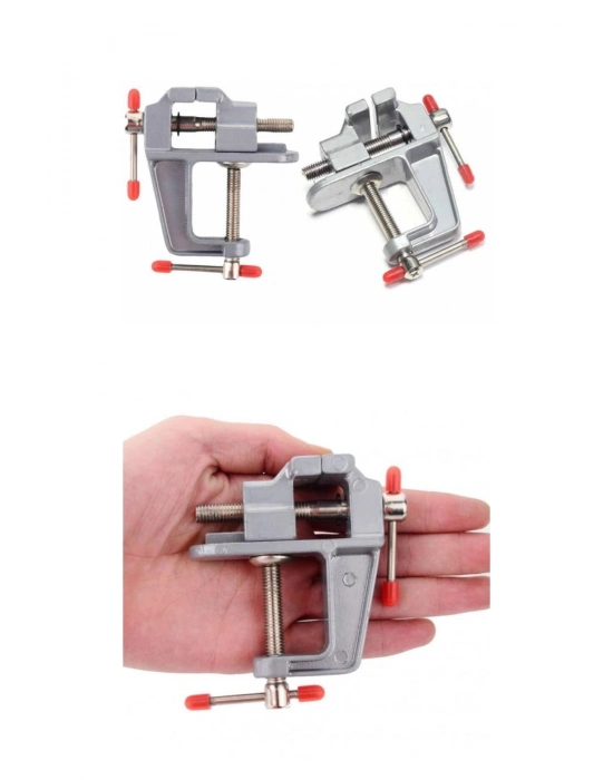 ®  Mini Masa Tezgah Hobi Mengenesi Sabitleme Sıkıştırma Aparat 30mm