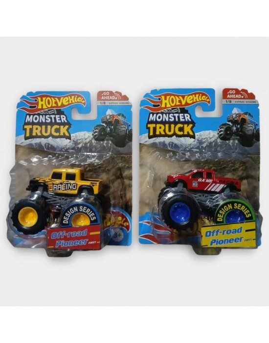 Mini Off-Road Araçlar 2li - Sarı Kırmızı