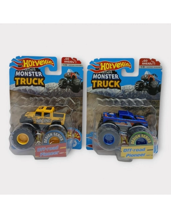 Mini Off-Road Araçlar 2li - Sarı Lacivert