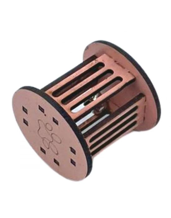 ®   Mini Silindir Eğlenceli Renkli Sağlam Küçük Pati İzi Şekilli Kedi Oyuncağı