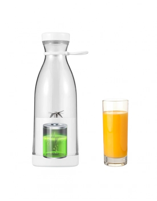 Mini Smoothie Blender USB Şarjlı 380 ml Taşınabilir ve Hafif Tasarım