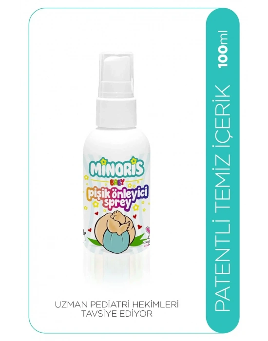 Minoris Baby Organik Pişik Önleyici Sprey 100ml