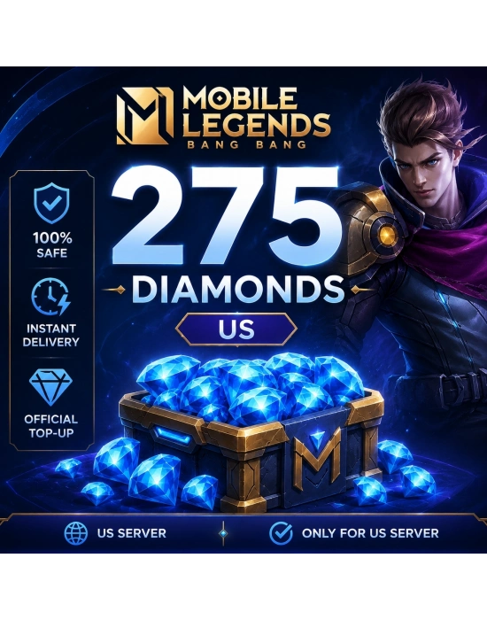 MLBB 250+25 Diamonds US