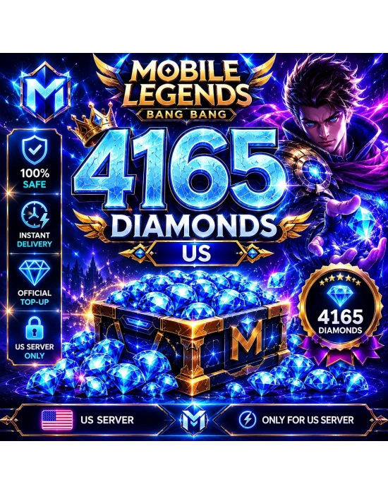 MLBB 3500+665 Diamonds US