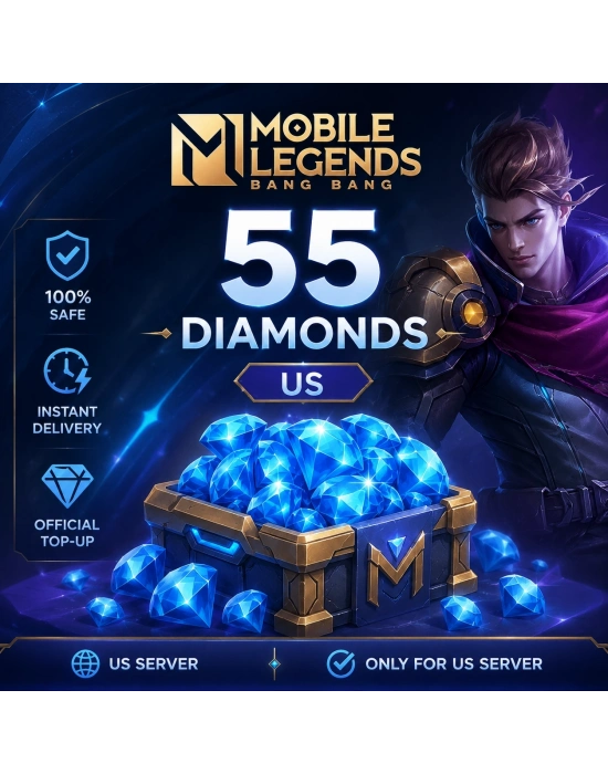 MLBB 50+5 Diamonds US
