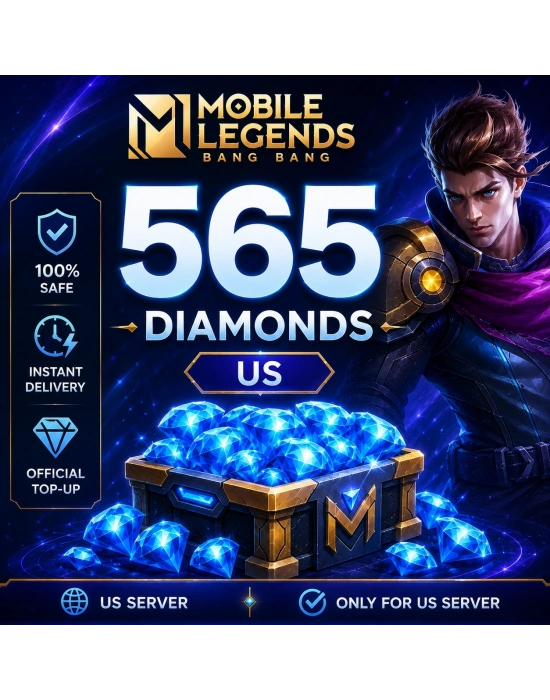 MLBB 500+65 Diamonds US