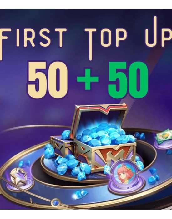 MLBB İlk Yükleme 100 (50+50) Elmas