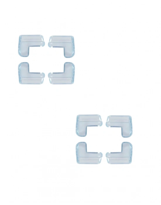 Mobilya Köşe Koruyucu 8 Adet Şeffaf Masa Kenarı Koruma Aparatı