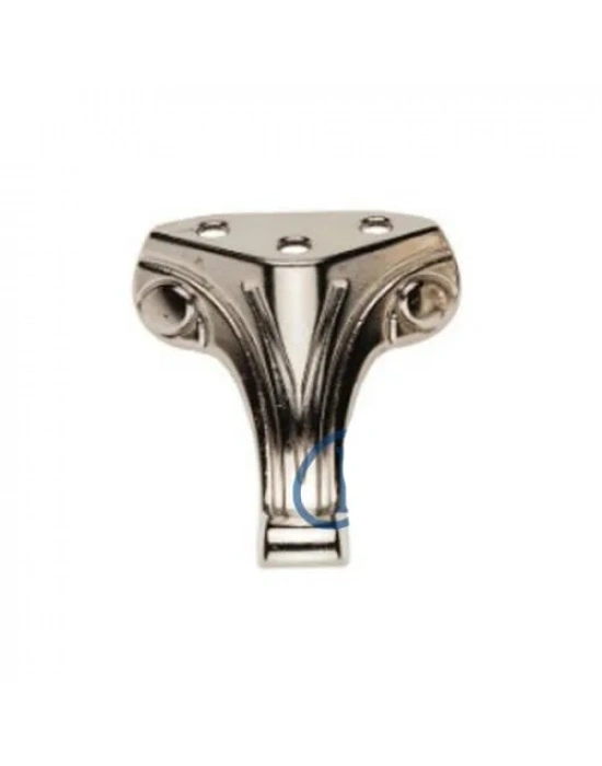 Moda Ahşap Sandık Ayağı, Kutu Ayak 4,5 Cm - Nikel, 50 Adet