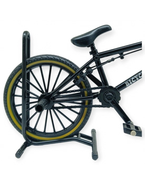 Model Araçlar -1:8 Metal BMX Bisiklet - Die -Cast 17 cm - Siyah