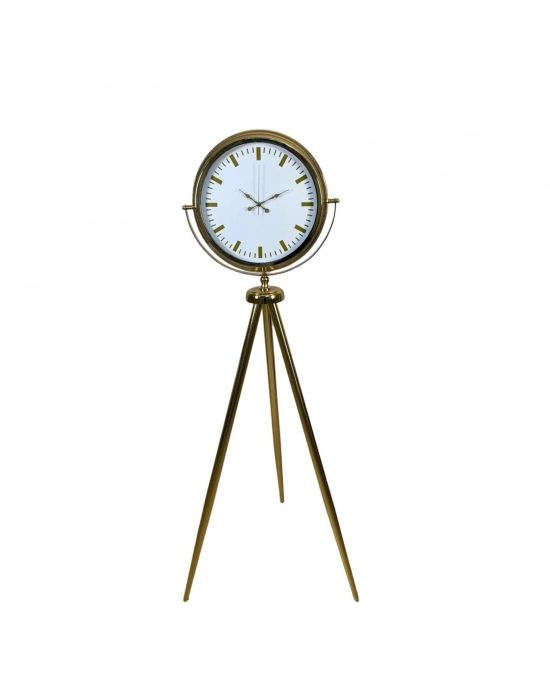 Modern Gold Tripod Ayaklı Saat
