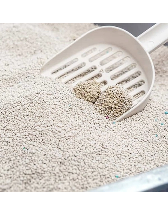 Moderna Dar Aralıklı Kedi Kumu Küreği Sarı 10x28 Cm