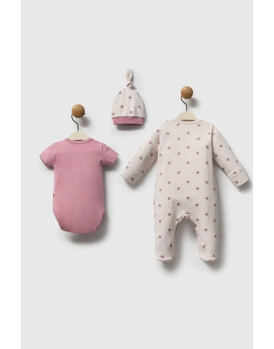 Moi Noi Flowers Tulum Badi Şapka MNB3034 Mürdüm