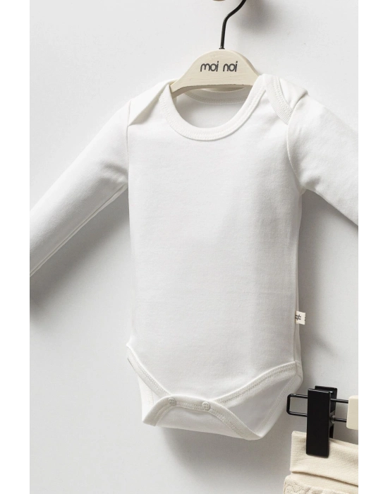 Moi Noi Şapkalı Badi Pantolon Takım MNB5314 Bej