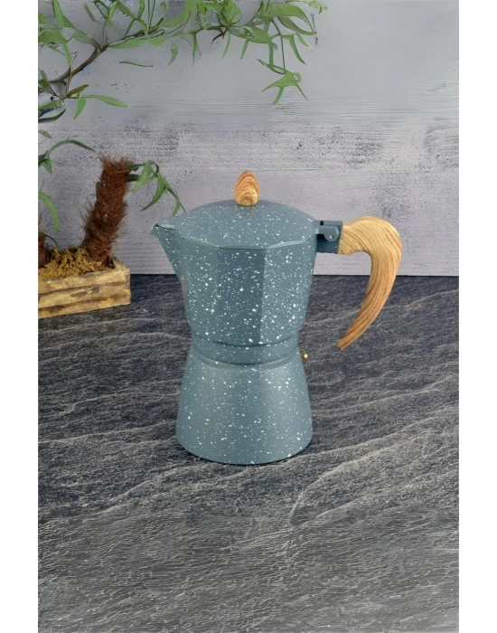 Moka Cezve 6 Fincanlık 300 ml Gri