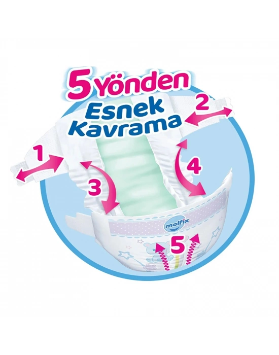 Molfix Mega Paket Bebek Bezi 4 Beden 7-14 Kg 128 Adet