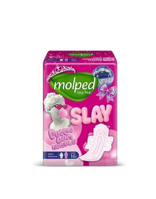 Molped Slay Süper Eko Gece Ped 16 Adet