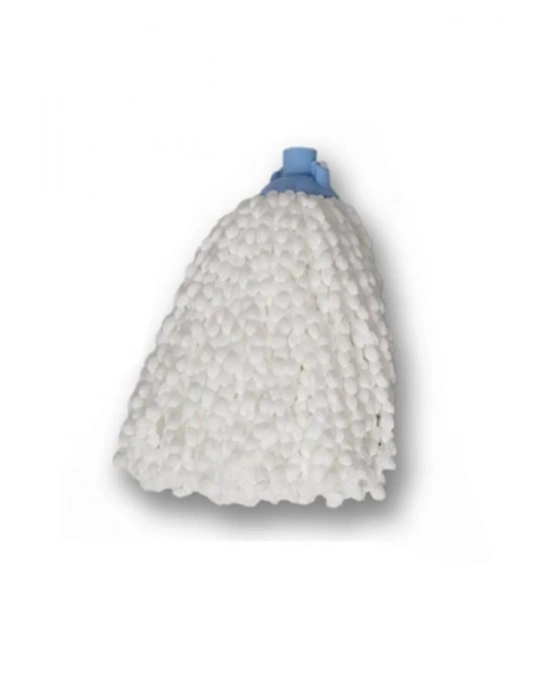 Mop Mikrofiber Beyaz Örgülü Paspas İp Royaleks-MF01