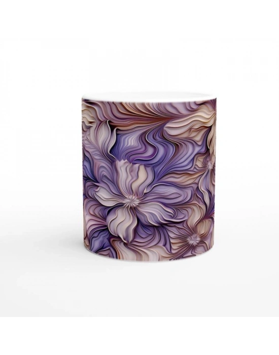 Mor Fısıltılar Kupa Bardak