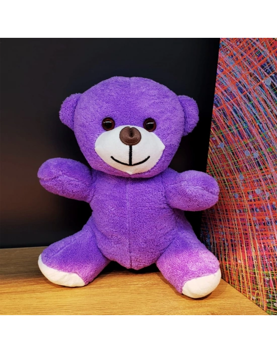 Mor Peluş Oyuncak Ayıcık