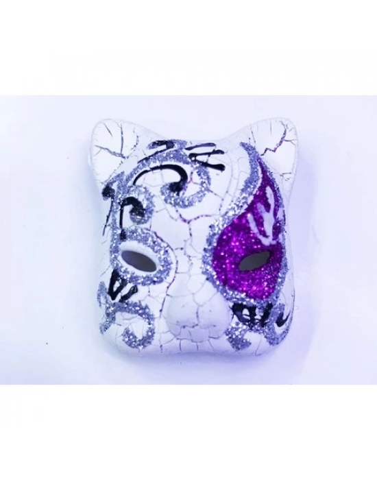 Mor Renk Venedik Kedi Model Magnet