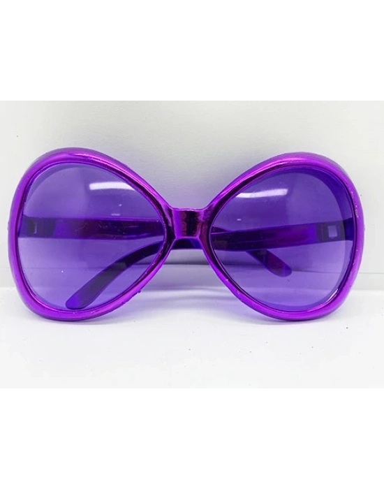 Mor Renk Yeşilçam Nostalji 80li Yıllar 90lı Yıllar Parti Gözlüğü  7x16 Cm