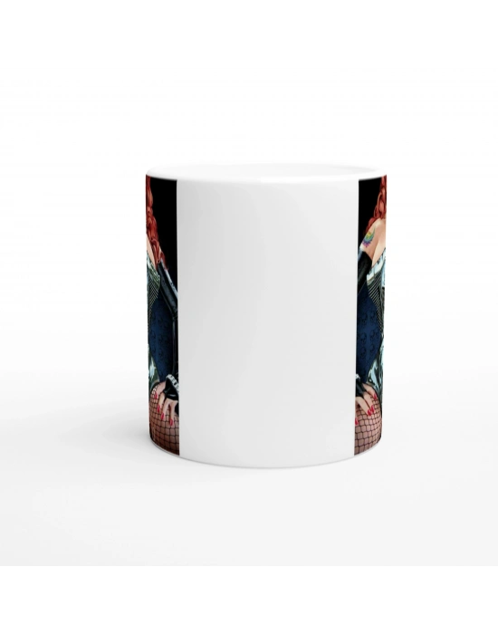 Motor Kalpli Kadın Tasarımlı Kupa Bardak