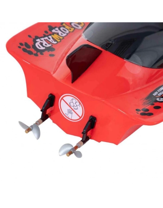 Motorlu USB Şarjlı Uzaktan Kumandalı Yarış Teknesi 74 cm