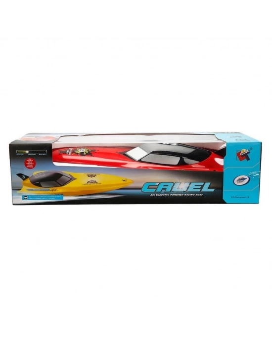 Motorlu USB Şarjlı Uzaktan Kumandalı Yarış Teknesi 74 cm