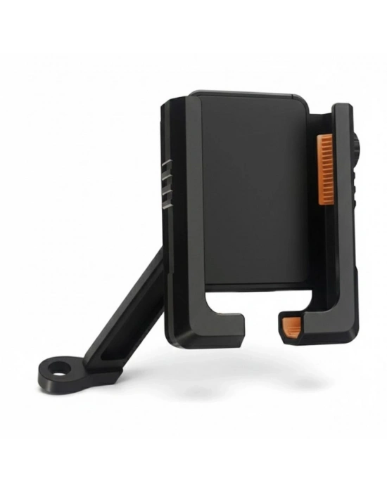 ® Motosiklet Gidon Telefon Tutucu–360° Döner, Kaymaz Sabitleme Sistemli, Sarsıntı Önleyici Telefon Tutucu Aparat