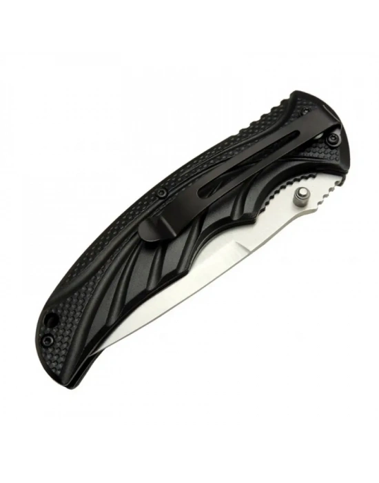 Mtech Handsome 451 Gri Kamp Çakı 21cm - Yarı Otomatik, Kemerlikli