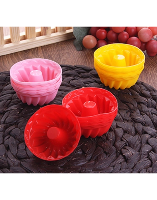 Muffin Kek Kalıbı Silikon 6 Adet