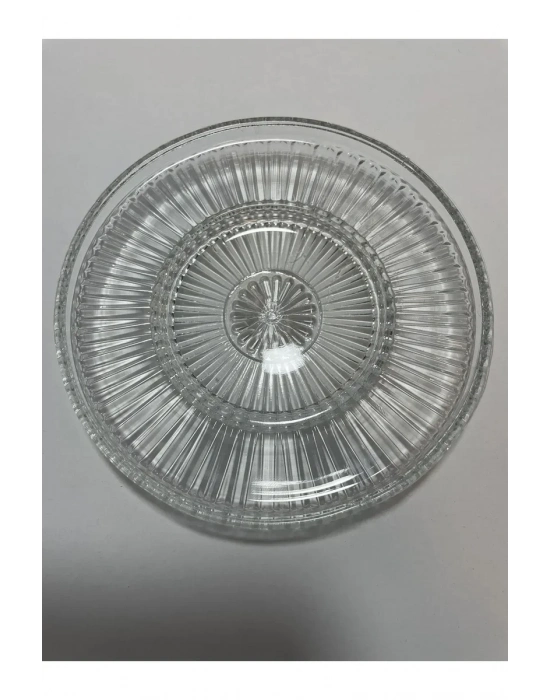 Müge 6lı Cam Çay Tabağı Çay Tabak Altlığı Royaleks-TG-2023